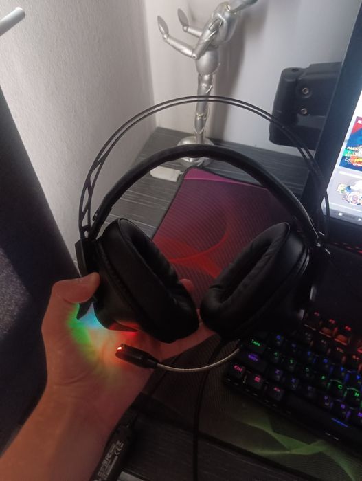 Наушники ред драгон игровые