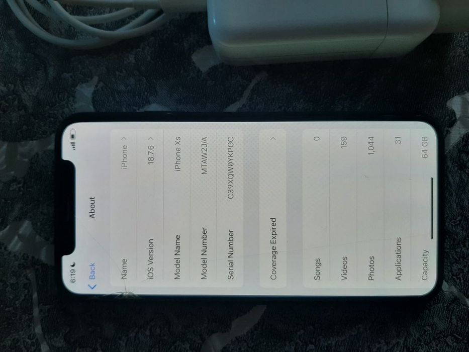Iphone XS 64 naqdga