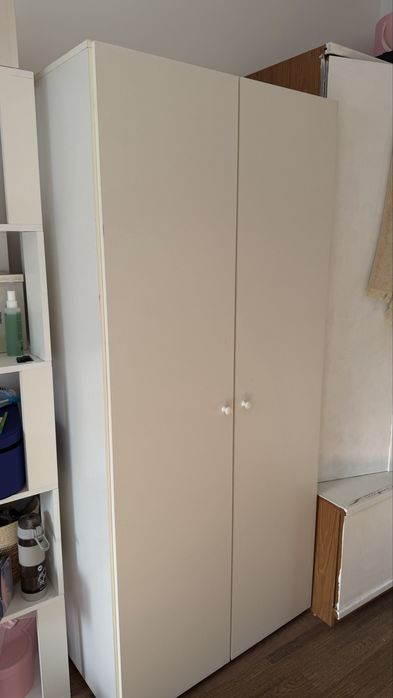 Шкаф, б/у, белый цвет