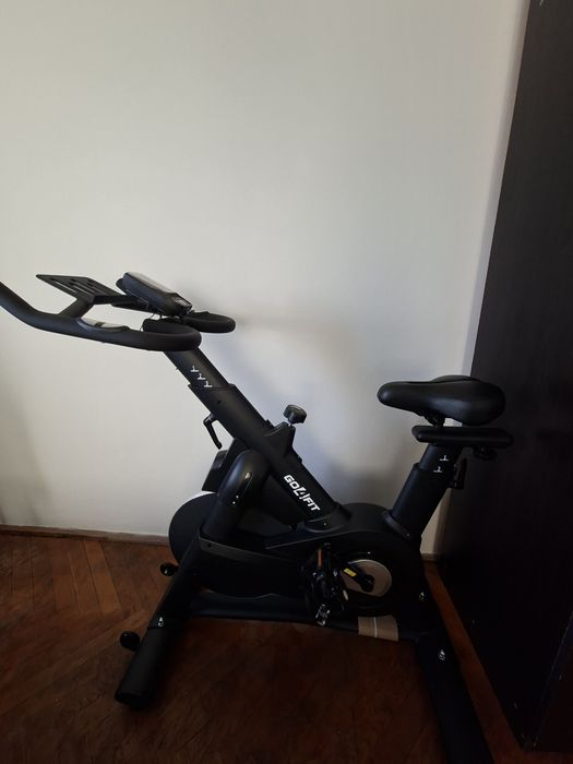 Bicicletă Spinning GO4FIT, volanta 18kg