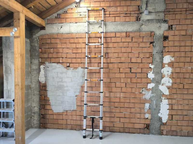 Стълба терескопичка 3.2м , 11 стъпала , 150кг алуминева НОВИ