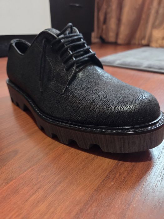 Pantof unicat piele emporio talpa inalta