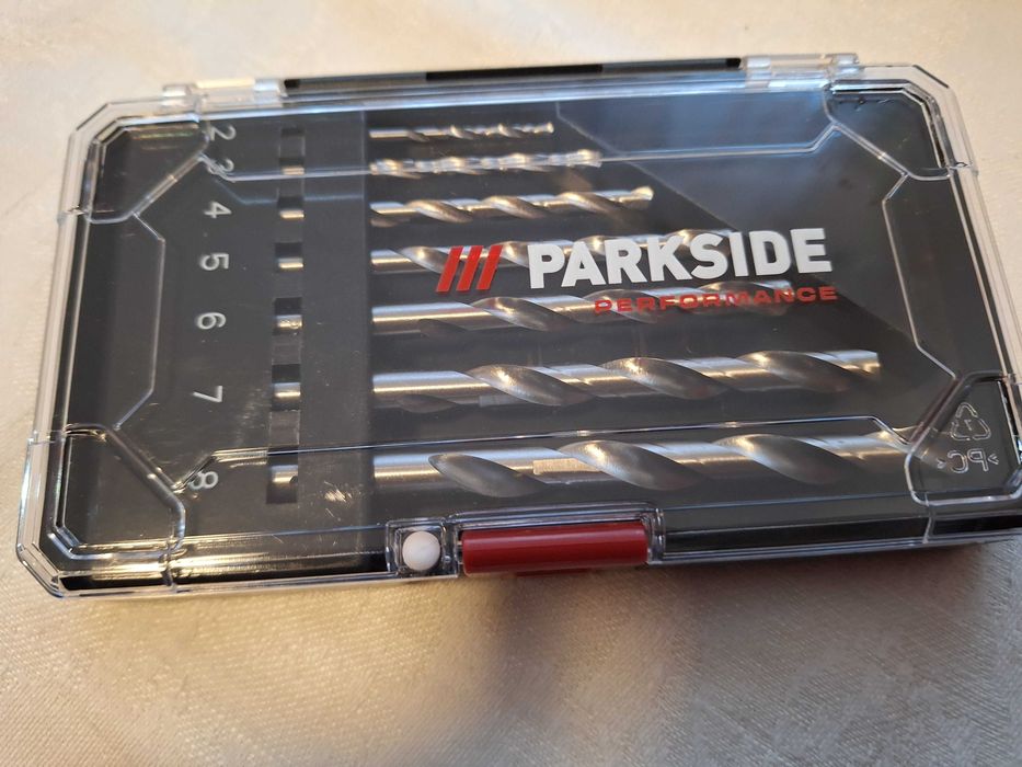 Cutie Parkside cu Set de 7 burghie pentru metal, Germany