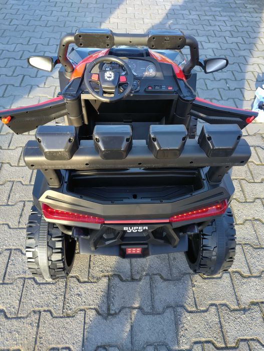 SAFARI двуместен акумулаторен джип BEAST 4x4 червен