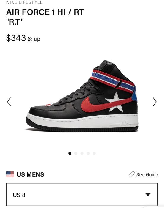 Маратонки NIKE Air Force 1 High RT Riccardo Tisci.Номер 42.5