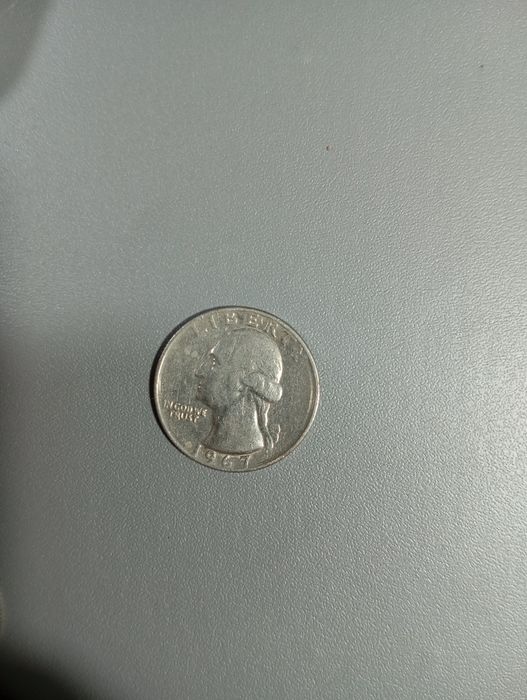 Редкая Американская монета 1967 год, и 1980 цент