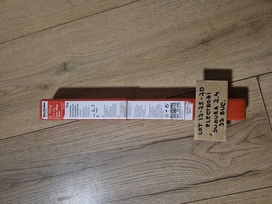 electrozi sudura 2.4 - 33 bucati - lot 12-25-20