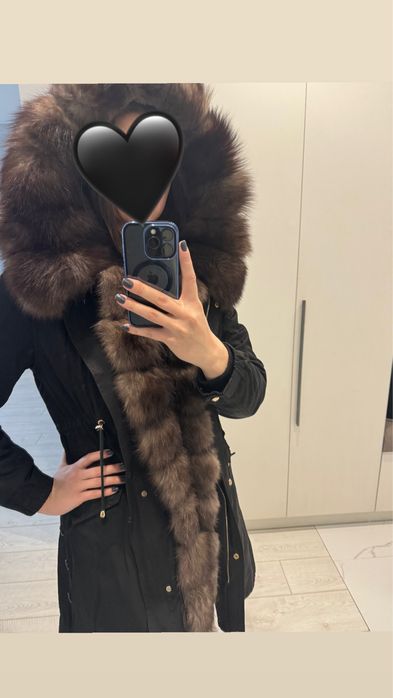 Парка с шикарным мехом
