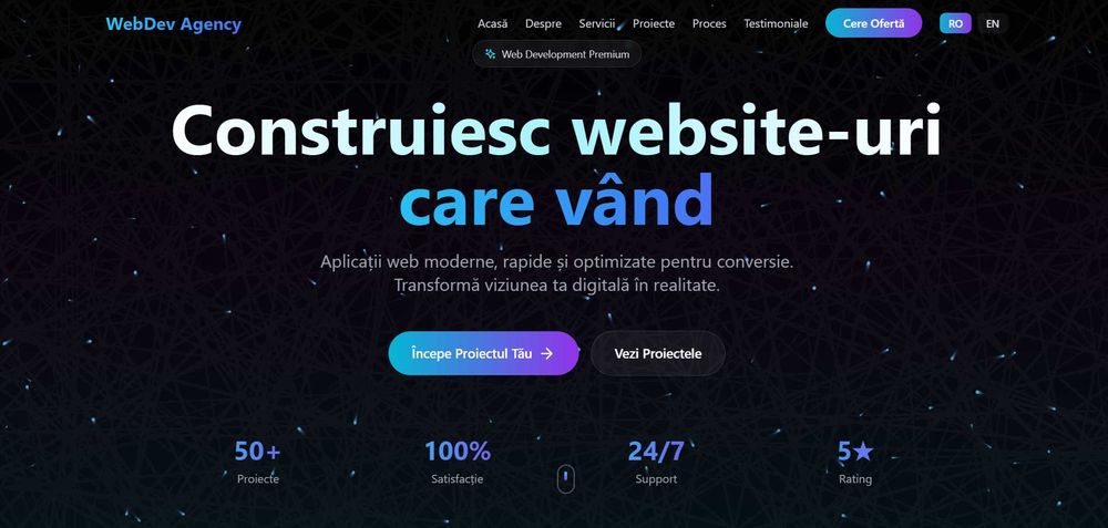 Dezvolt site-uri, magazine online si platforme (API + database)