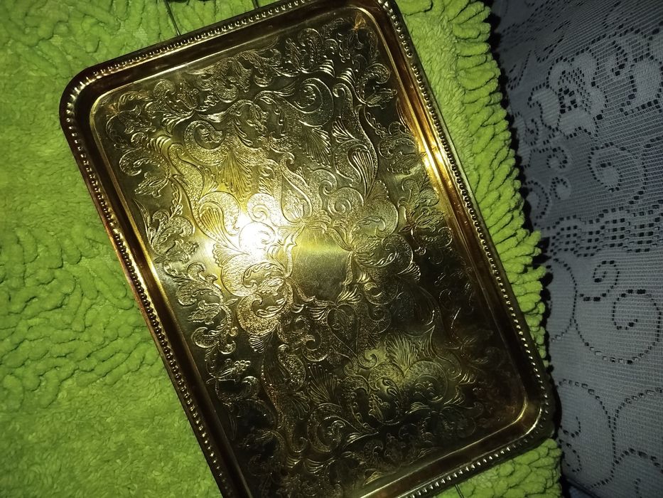 Поднос СССР , жёлтый