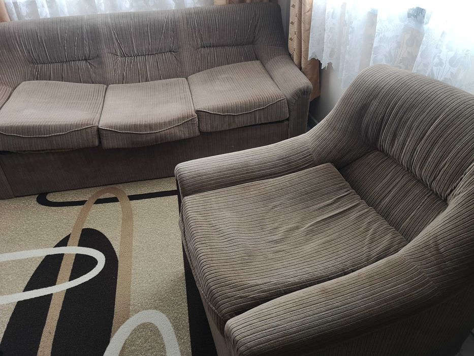 Диван с два фотьойла