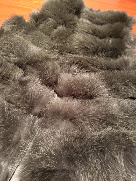 Vesta din blana de vulpe