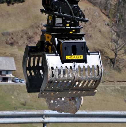 MB Crusher graifer de sortare G1200 S4, premium, pentru excavatoare