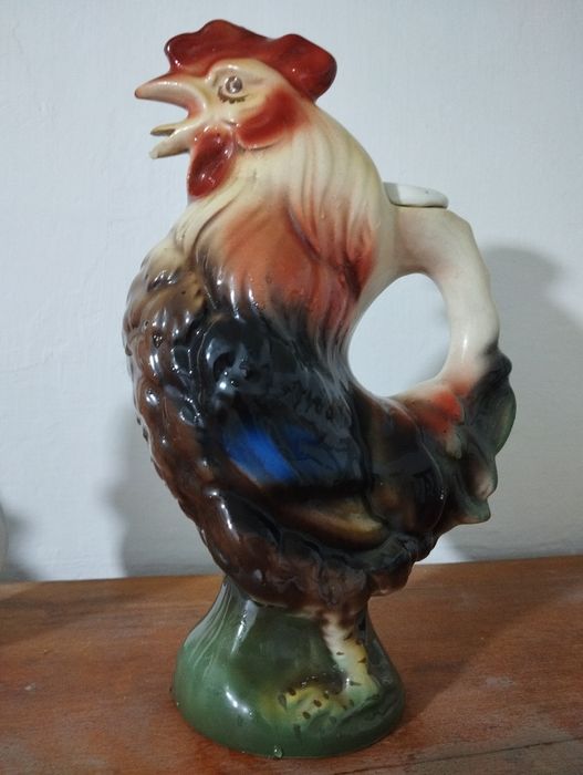 Графин "Петушок золотой гребешок" фарфоровый антикварный