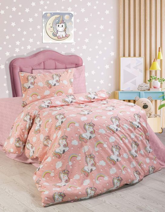 Детски памучен спален комплект\спално бельо