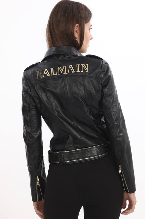 Geaca dama Balmain - Piele naturala