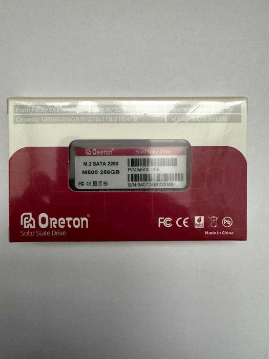 Oreton 128GB M.2 NVMe PCIe SSD — Нов | Oreton N2000