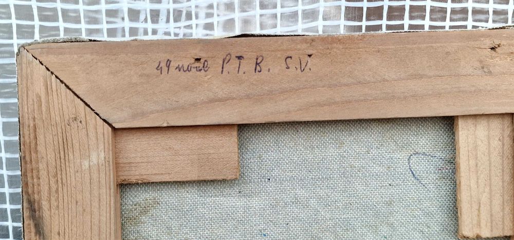 Tablou Pictură Veche Pe Pânză