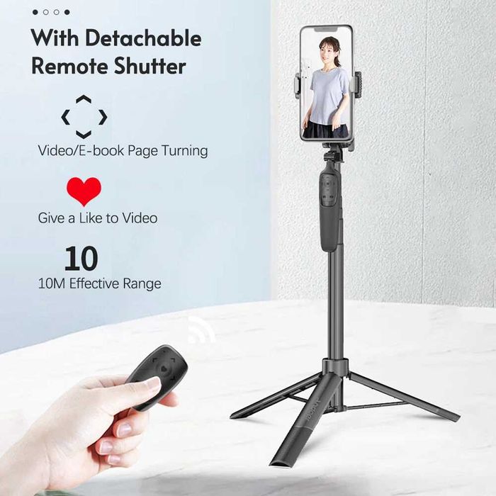 ADYSS A65 1.6 м – Селфи стик с трипод за телефон | Instagram | TikTok