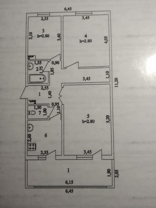 Srochna 3 xonali dom sotiladi