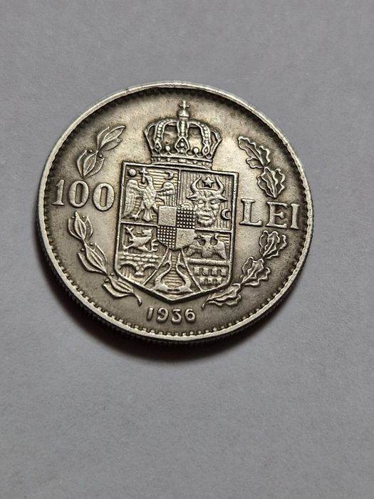 REZERVAT: Lot monede: 100 Lei 1936 + 1 Leu 1911