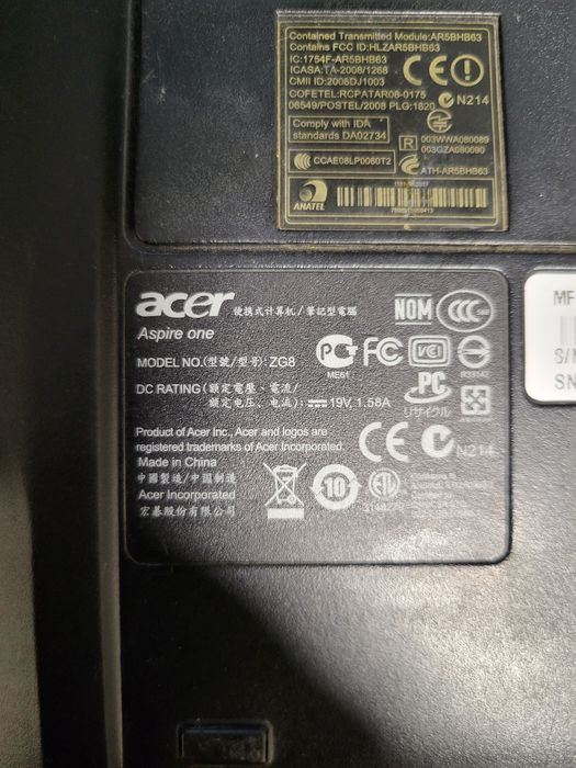 Два нетбука на запчасти