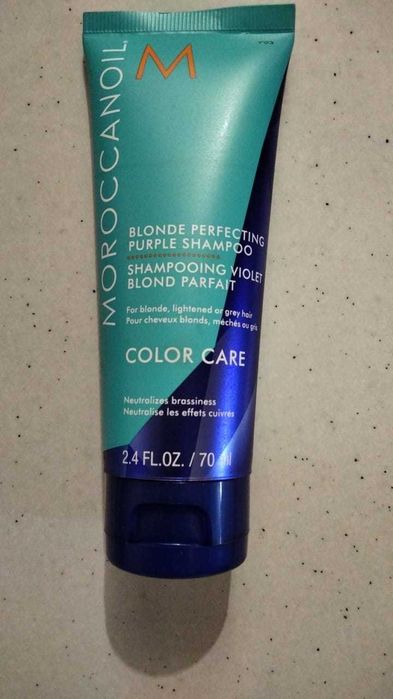 MOROCCANOIL- shampoo blonde perfecting purple si spray Perfect Defense