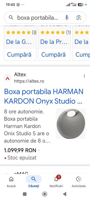 Boxa portabila Harman Kardon Onyx Studio 5, Bluetooth