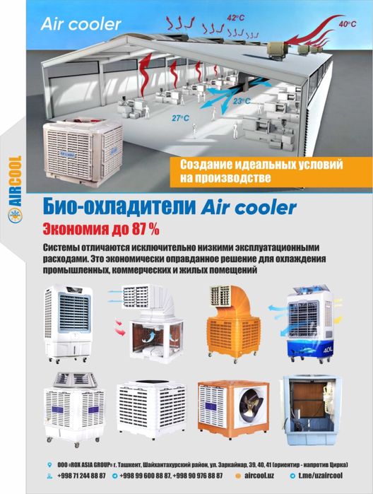 AIR-COOLER - Био кондиционер для помещении