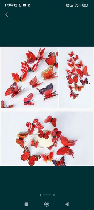 Бабочки декор для дома