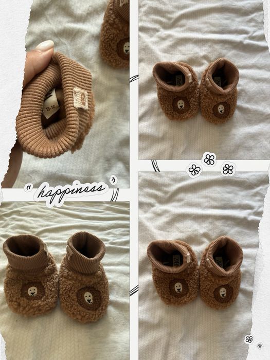 Бебешки обувки - размер 15-16см - ZARA