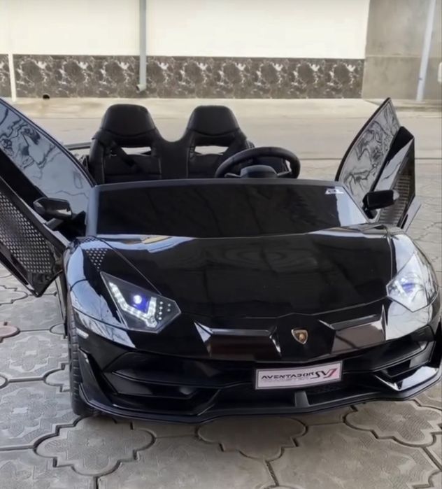 Lamborghini Aventador двухместная детская машина bolalar mashinasi 4x4
