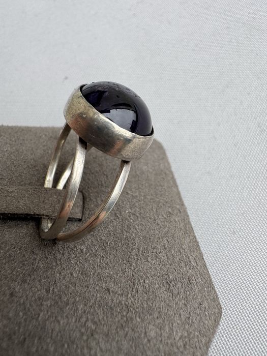 Inel din argint si ametist