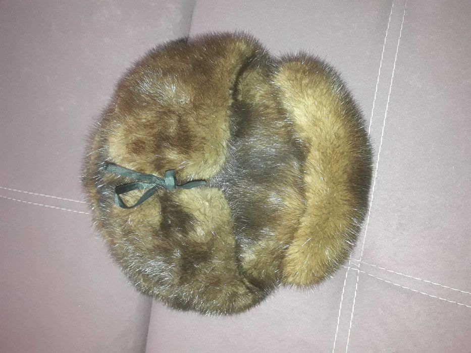 шапка ушанка норковая