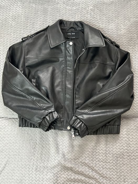 укороченная кожанка