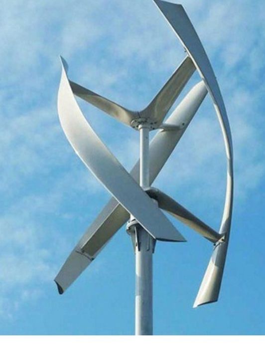 установка и продажа ветровых вертикальных генираторов