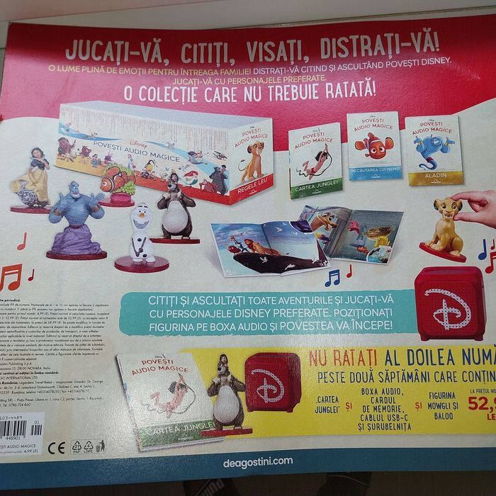 Vand povesti audio Disney, regele leu Simba, sigilata