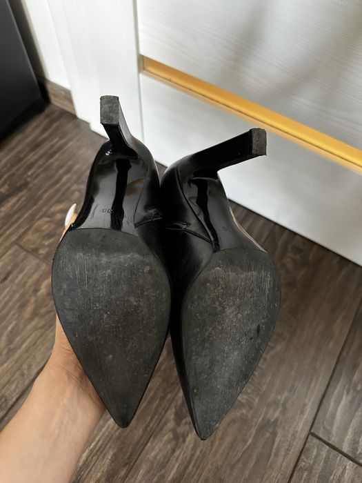 Продавам боти на висок ток Carlo Fabiani естествена кожа