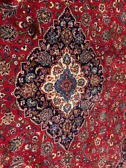 Огромен персийски килим Кашан 4х3м