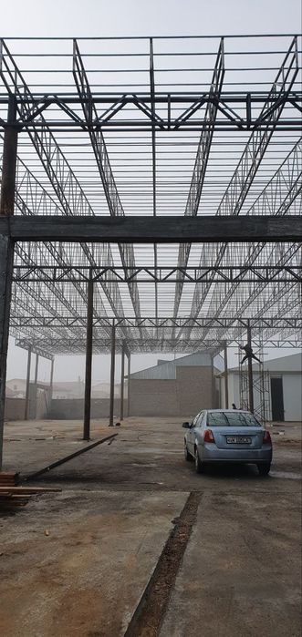 Металл фермаларда том ёпиш