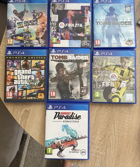 Ps 4 slim 1tb + 7jocuri