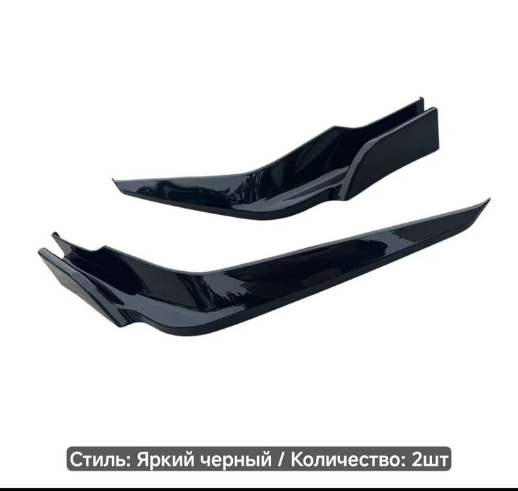 Накладки на углы переднего бампера