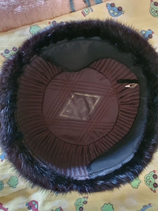 Норковая шапка мужская