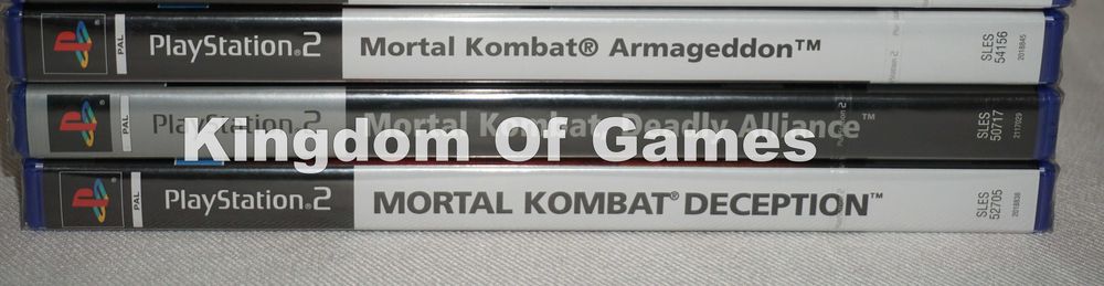 ЧИСТО НОВИ Mortal Kombat: Armageddon/Deadly Alliance/Deception/ ЗА PS2