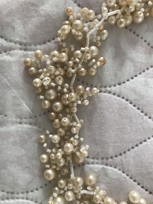 Colier “spuma marii”/ perle de cultura / mireasa
