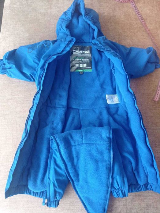 Зимен гащеризон бебе - 6-12 м и бонус зимни шапки и ръкавички