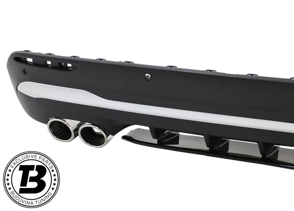 Difuzor Bara Spate cu Ornamente compatibil cu Mercedes GLA SUV H247 A Design