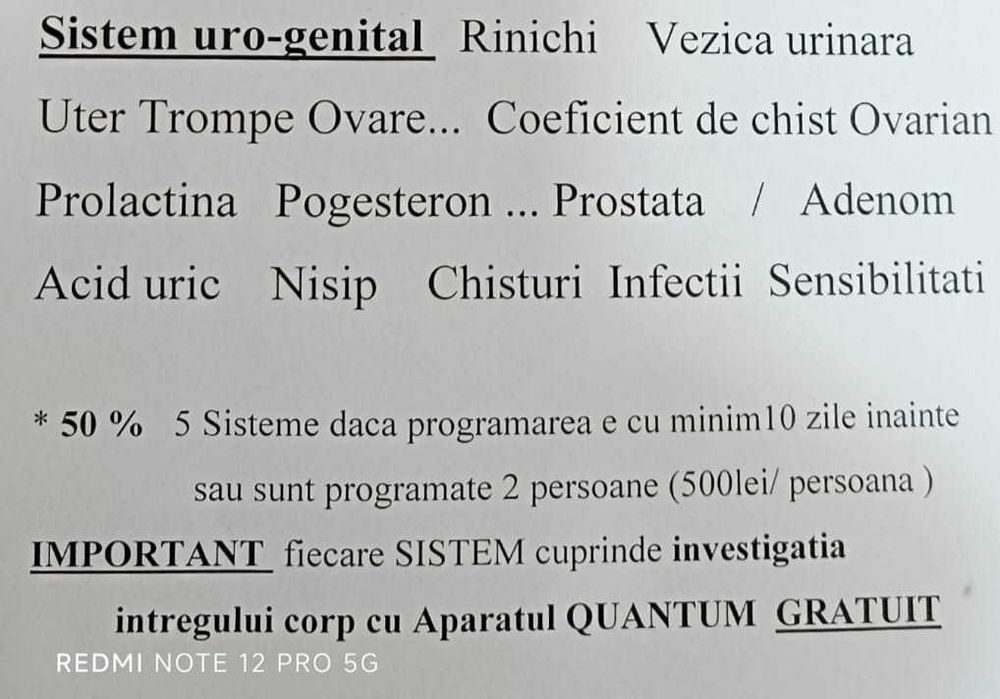 Diagnostic si Terapie cu ajutorul aparatelor de Biorezonanta