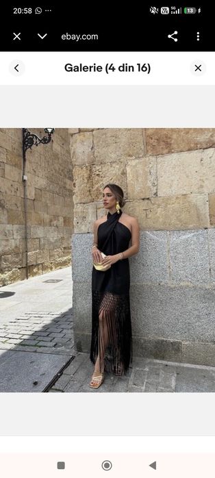 Rochie zara din in