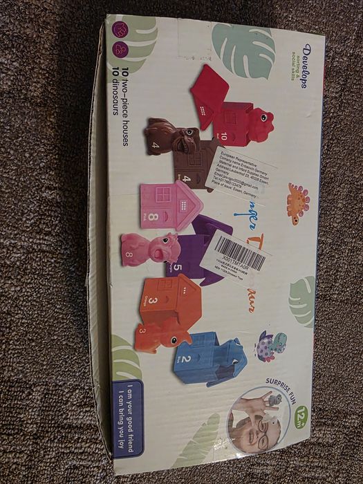 Set educativ montessori pentru copii -dino